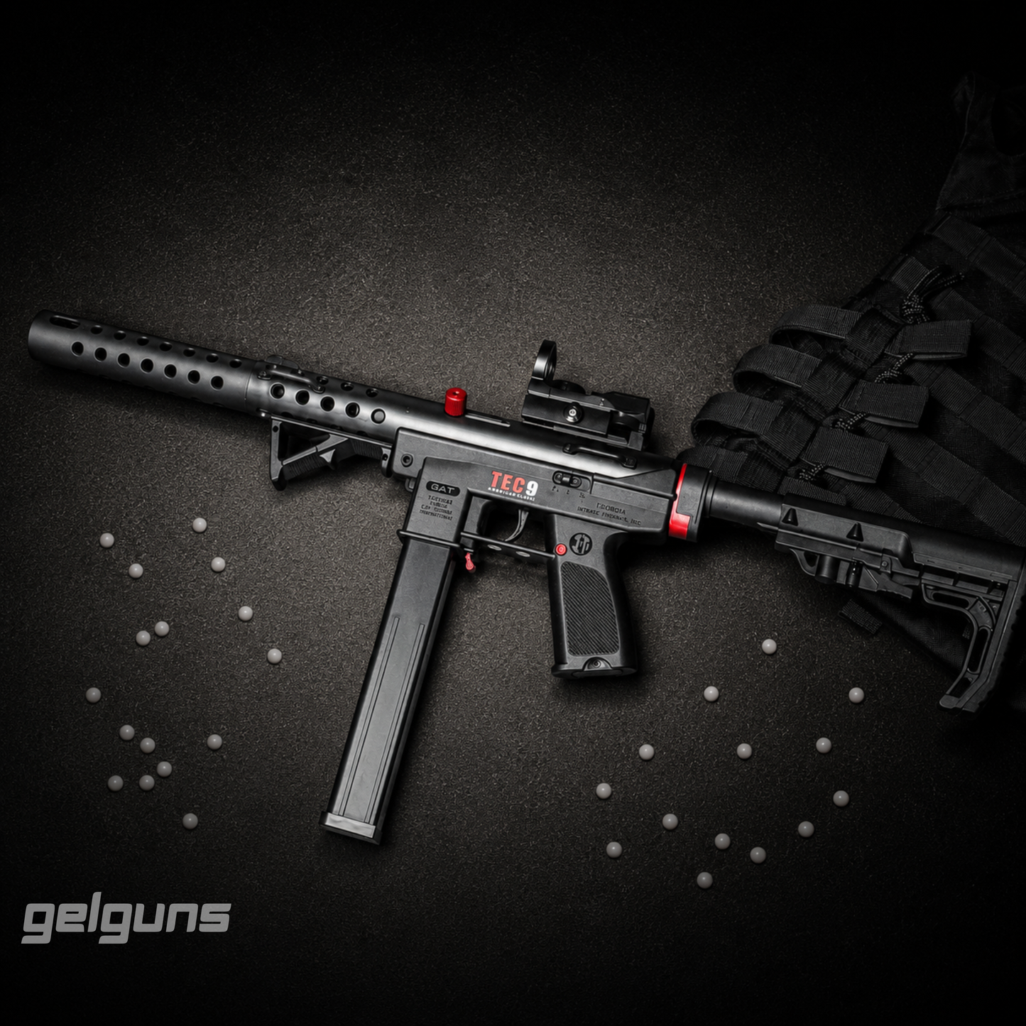 TEC 9 VERSÃO TÁTICA Gel Blaster